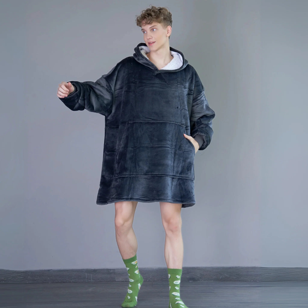 Antrasit - Giyilebilir Battaniye