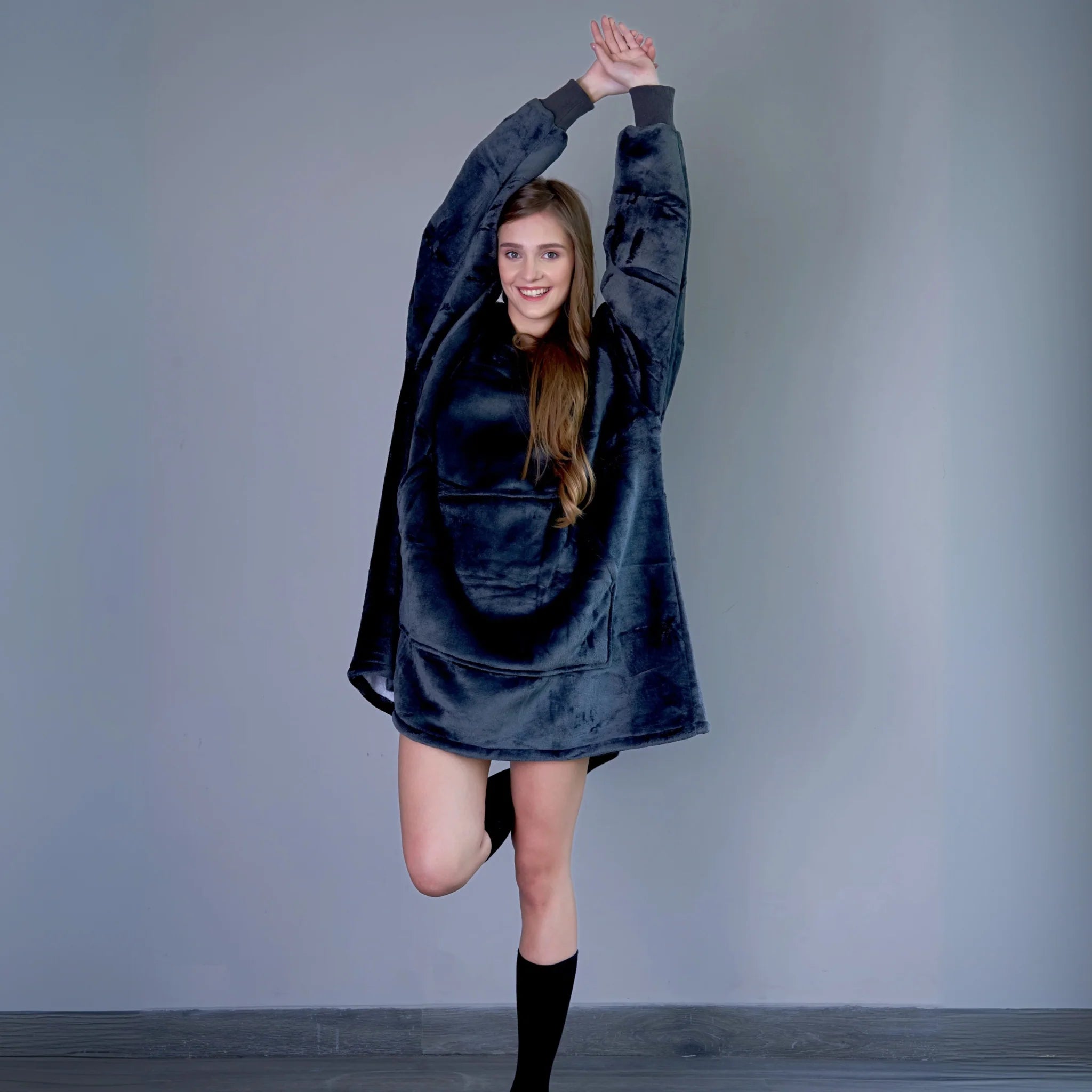 Antrasit - Giyilebilir Battaniye